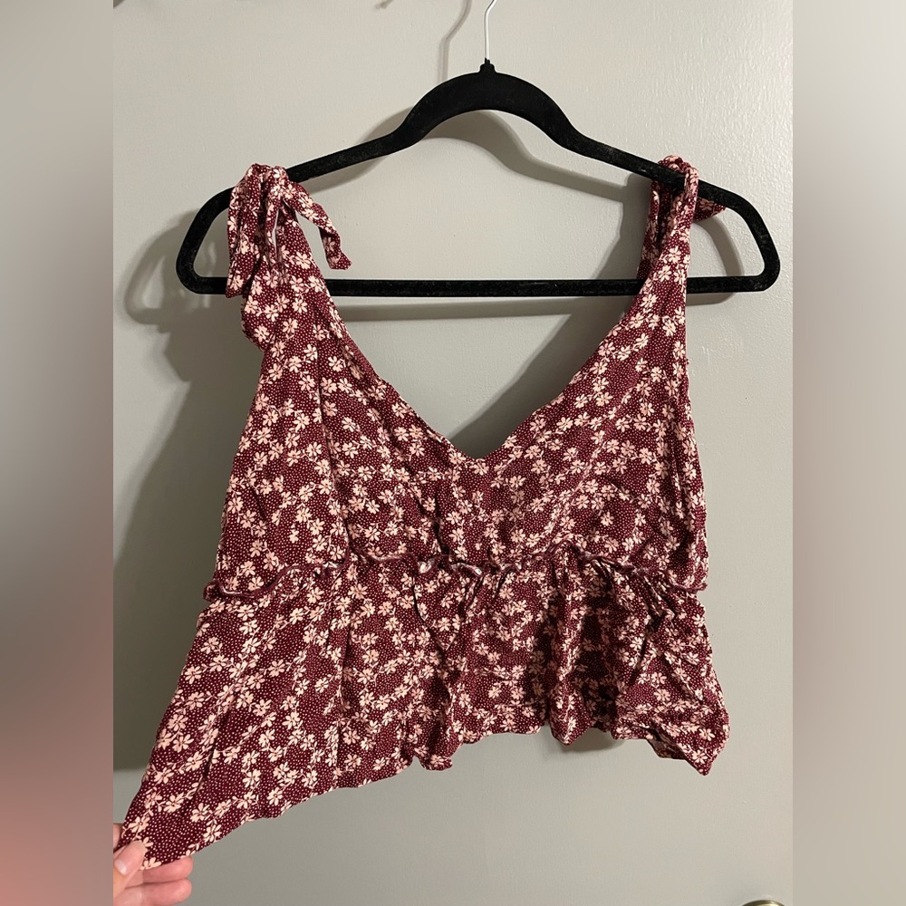 Forever 21 Shoulder-Tie Tank Top